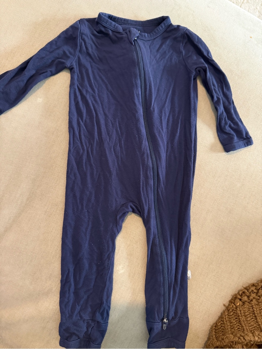 Kyte BABY Navy Blue Long Sleeve Pajamas